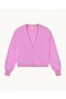  Future Sweater Cardigan Bubble Gum Mln | Dámske kašmírové svetre s výstrihom do V