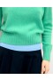  From Future Short Crewneck Jacket Green Blue Mln | Ženski ljetni pleteni proizvodi