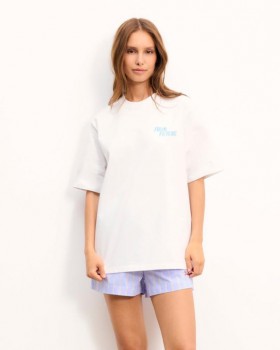  From Future Crewneck Kortärmad T-shirt Vit | Dam Skjortor, T-shirts & Toppar