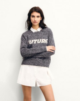  Från Future Future Crewneck-tröja Svart | Dam Kashmir Crewneck-tröjor