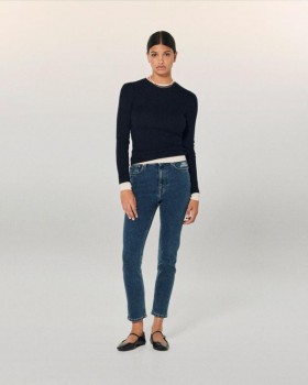  Från Future Slim Fit Johnny Jeans Mörkblå | Damjeans