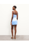  Vestido corto de tirantes de Future Batcheva, azul bebé | Vestidos de mujer