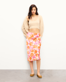  Falda midi Gina de Future, color naranja | Faldas para mujer