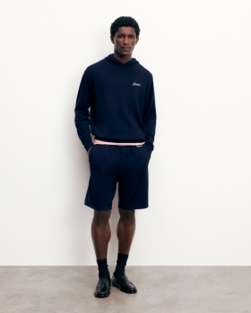 Pánské bermudy Future Embroidery Navy | Bermudy