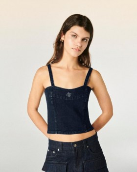 Od Future Bustier Top Natural | Dámské košile, trička a topy