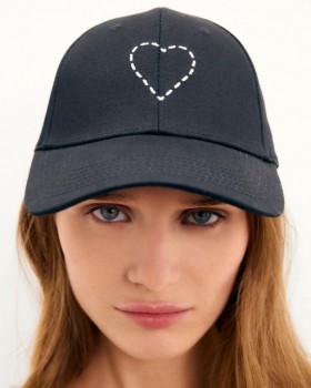  Kšiltovka s kšiltem From Future Heart Curved Visor Black | Doplňky Kšiltovky