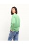 From Future Oversized Crewneck Sweater Spicy Green Mln | Dame Cashmere Crewneck Sweatere