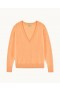 Fra Future Oversized V-hals Sweater Elctrc Orng Mln | Dame Cashmere V-hals Sweatere