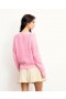  Fra Future Kort Kontrast Fantasy Yarn Cardigan Sweater Fantasy Pink | Dame Cardigans