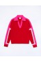  From Future Tricolor Polo Neck Sweater Perfect Red | Dame Cashmere V-hals Sweatere