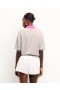  From Future Two-Tone Kortærmet Polo Neck Sweater Lys Heather Grey | Dame Cashmere V-Hals Sweatere