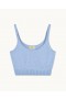 From Future Brushed Bralette Top Babyblauw | Dames gebreide tops
