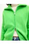  From Future Double-Way Zip Vest Sweater Disco Green | Dames Zomer Breisels
