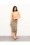  Van Future Gina Mid-Length Rok Natuurlijk Dier | Damesrokken