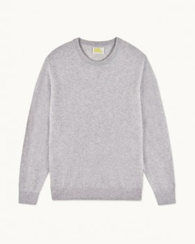 From Future Crewneck Trui Licht Heather Grijs | Heren Cashmere Crewneck Truien