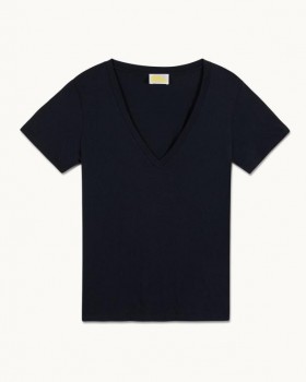  From Future T-shirt met korte mouwen en V-hals, zwart | Dames shirts, T-shirts en tops