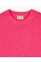 Future Short Crewneck -neule, Sunset Pink Mln | Naisten kashmirneulepusero