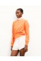  Future Striped Crewneck -neulepaita Fantasy Orange | Naisten kashmirneulepusero
