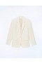  Veste blazer blanche Future | Manteaux et vestes pour femmes