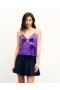 Top à bretelles Dallia violet nuit de Future | Chemises, t-shirts et hauts pour femmes