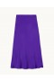  Jupe longue midi Gina violet nuit de Future | Jupes pour femmes
