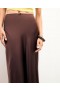  Jupe longue Future Naomi couleur chocolat | Jupes pour femmes