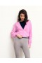 Gilet en cachemire à col en V From Future Sweater Cardigan Bubble Gum Mln | Pulls en cachemire pour femmes