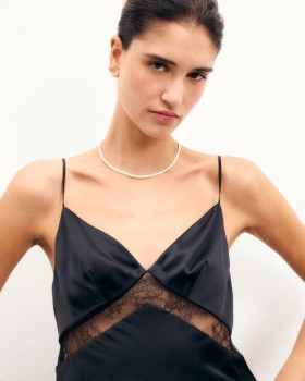 Top bustier noir Dallia de Future | Chemises, T-shirts et hauts pour femmes