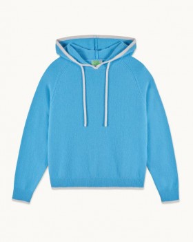 Sweat à capuche oversize From Future avec finitions contrastées, bleu fantasy | Tricots d'été pour femme