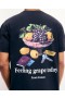  From Future Rundhals-T-Shirt mit kurzen Ärmeln, gewaschenes Schwarz | Herrenhemden & T-Shirts