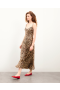  From Future Giulia Langarmkleid mit Leopardenmuster | Damenkleider