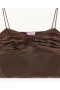  Von Future Nao Strap Top Chocolate | Damenhemden, T-Shirts & Tops