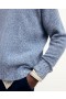 Von Future Oversized Crewneck Sweater Storm Blue Mln | Herren Kaschmir-Rundhalspullover