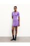 Kurzes Kurzarmkleid von Future in der Farbe Spicy Lilac | Damenkleider