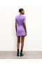 Kurzes Kurzarmkleid von Future in der Farbe Spicy Lilac | Damenkleider