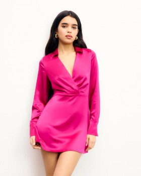  Von Future Bella: Kurz- und langärmeliges Kleid „Tropical Raspbe“ | Damenkleider