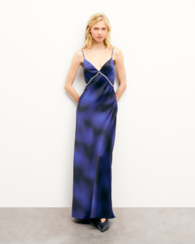  Von Future Esmée, langes Trägerkleid „Blurry Night“ | Damenkleider