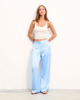  From Future Straight Pants Babyblau | Damenhose