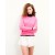  From Future Light Raglanpullover mit Rundhalsausschnitt, Farbe: Spicy Pink | Sommerstrick für Damen